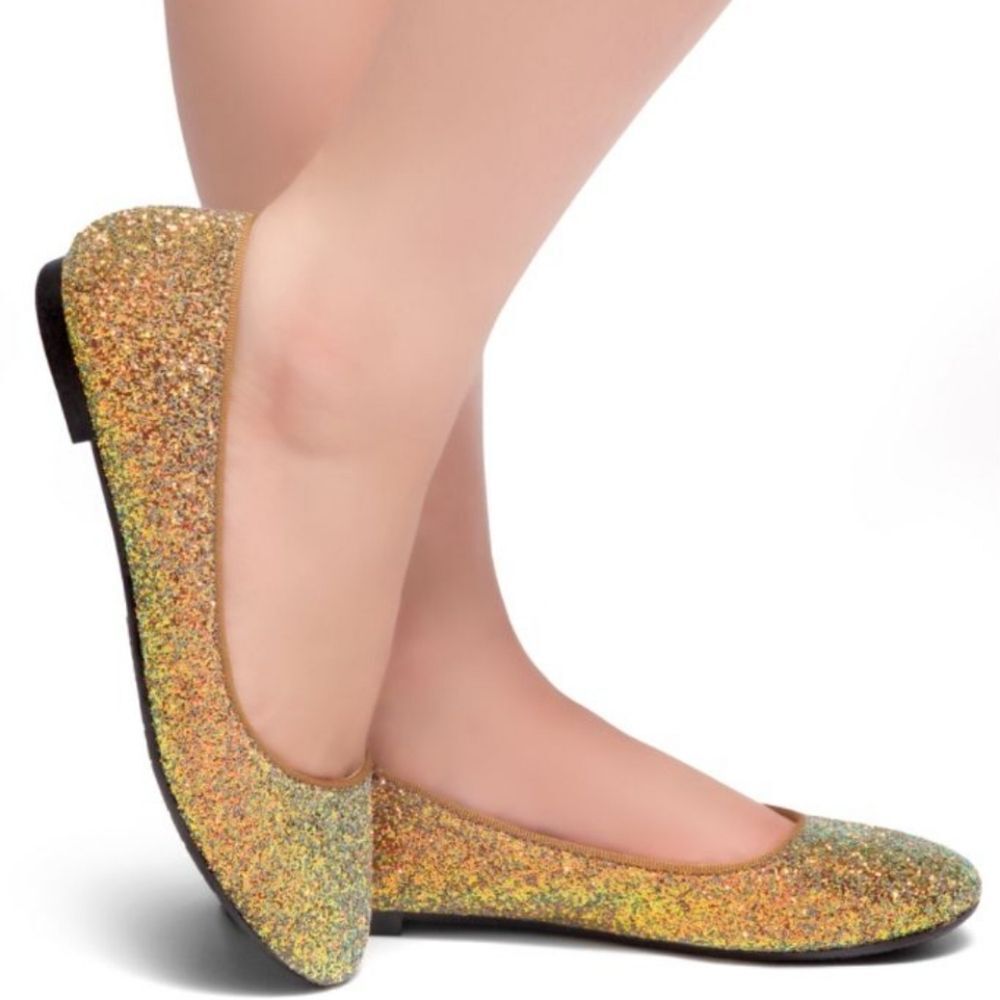 BRAND NEW SHOELAND ELEGANT  SEQUENCE SLIP-ON FLAT